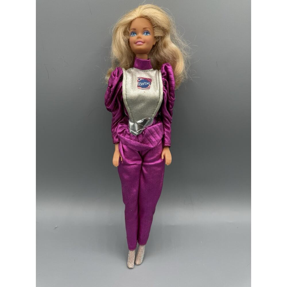 Vintage Astronaut Barbie Doll 1990s Pink Space Suit Mattel